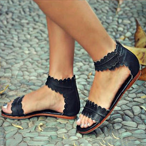 moda düz sandalet